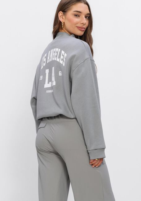 Grijze PENN & INK Vest CARDIGAN PRINT - large