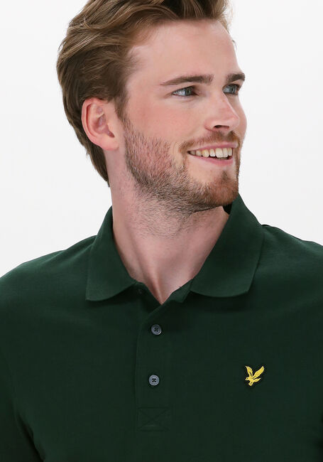 Groene LYLE & SCOTT Polo PLAIN POLO SHIRT - large