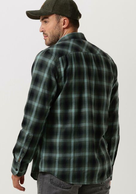 Groene PME LEGEND Casual overhemd LONG SLEEVE SHIRT CTN YARN DYED TWILL CHECK - large