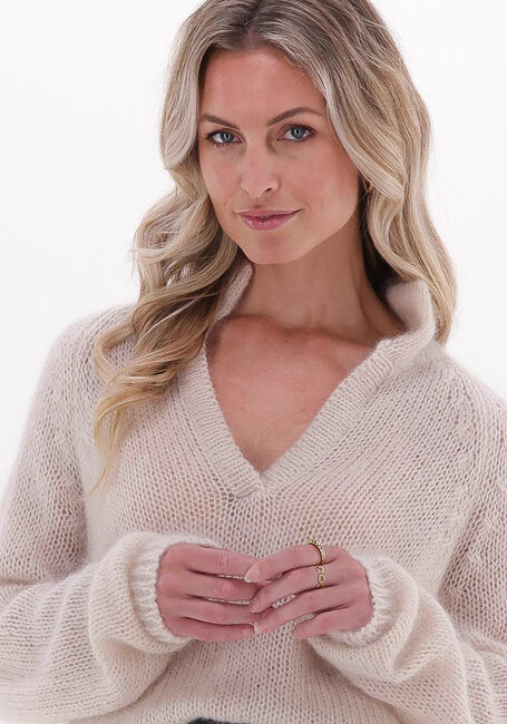 Ecru KNIT-TED Trui ESTHER PULLOVER - large