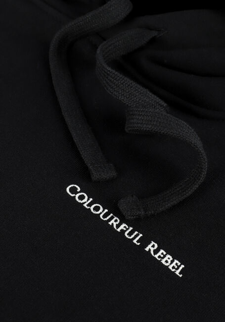 Zwarte COLOURFUL REBEL Sweater COSMIC ROARS OVERSIZED HOOEDIE - large