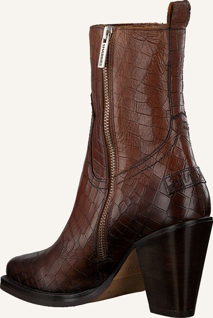 Cognac SHABBIES Enkellaarsjes 183020163 Cognac SHABBIES Enkellaarsjes 183020163 - large