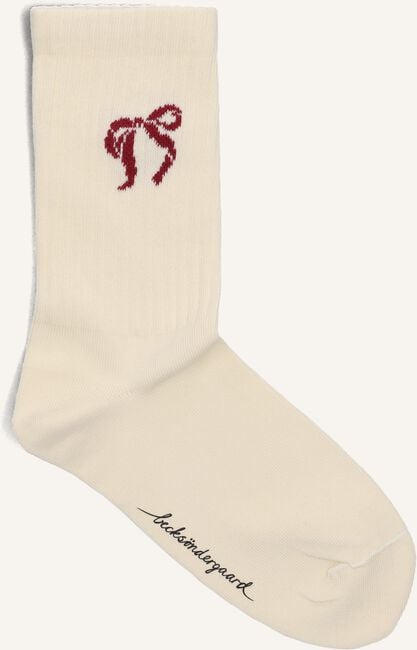 Witte BECKSONDERGAARD Sokken BOW GOTTA SOCK Witte BECKSONDERGAARD Sokken BOW GOTTA SOCK - large