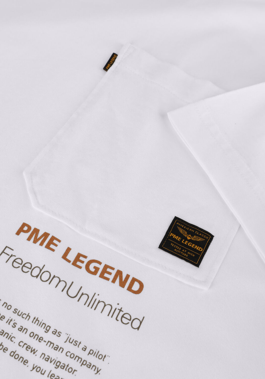 Ecru PME LEGEND T-shirt SHORT SLEEVE R-NECK PLAY SINGLE JERSEY - large