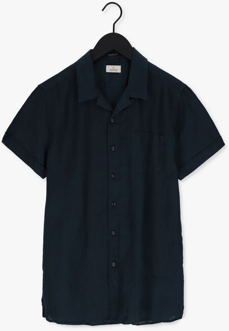 Blauwe DSTREZZED Casual overhemd RESORT SHIRT S/S LINEN - large
