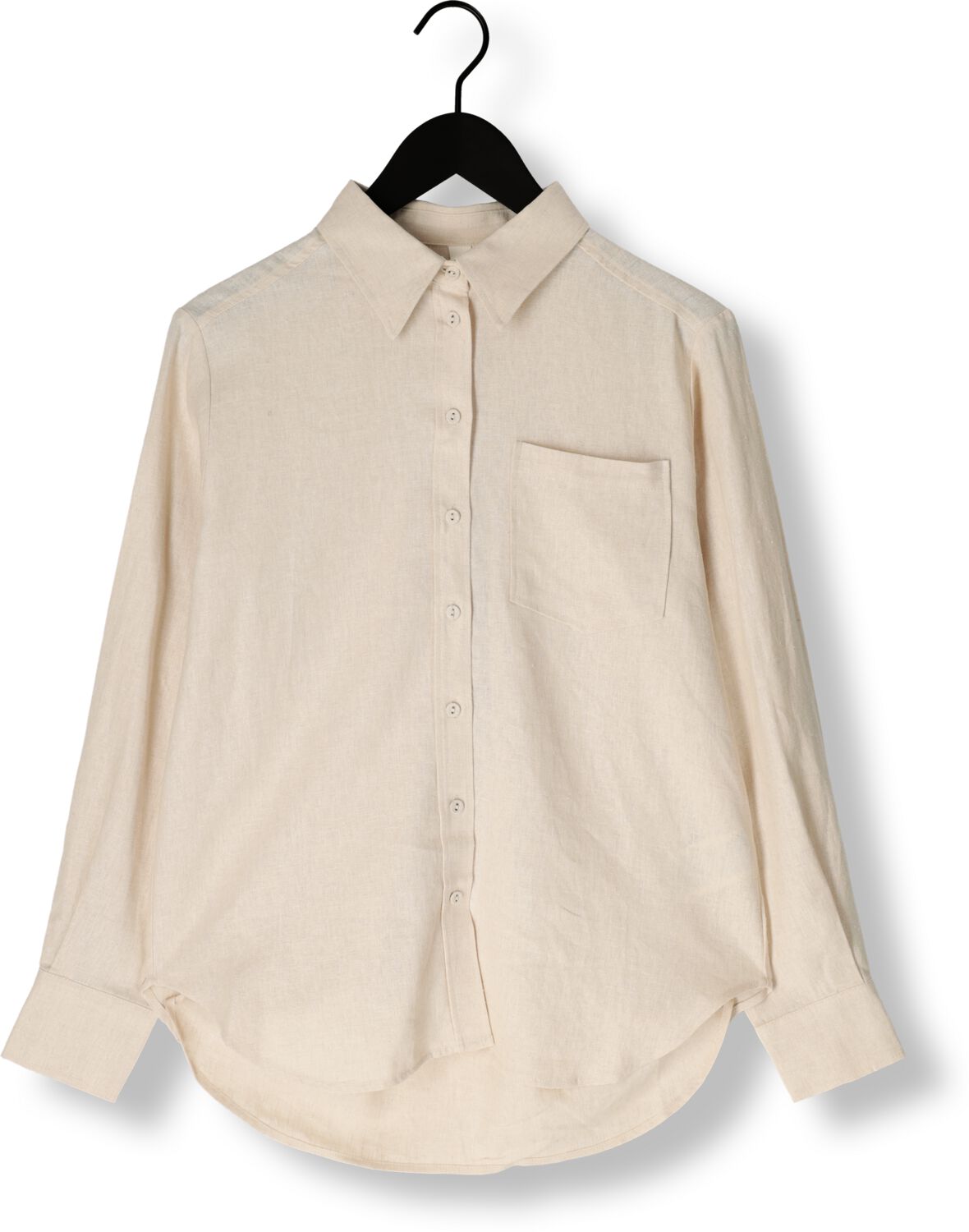 Y.A.S. Dames Blouses Yasflaxy Ls Linen Shirt Noos Wit