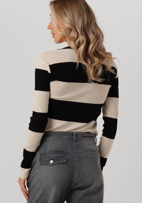 Beige PENN & INK Tops & T-shirts LONGSLEEVE BIG STRIPE - large