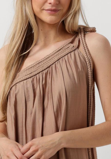 Beige CO'COUTURE Midi jurk HERA ASYM DRESS - large