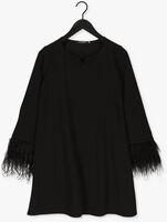 Zwarte ANA ALCAZAR Midi jurk DRESS FEATHERS REACH COMPLIANT