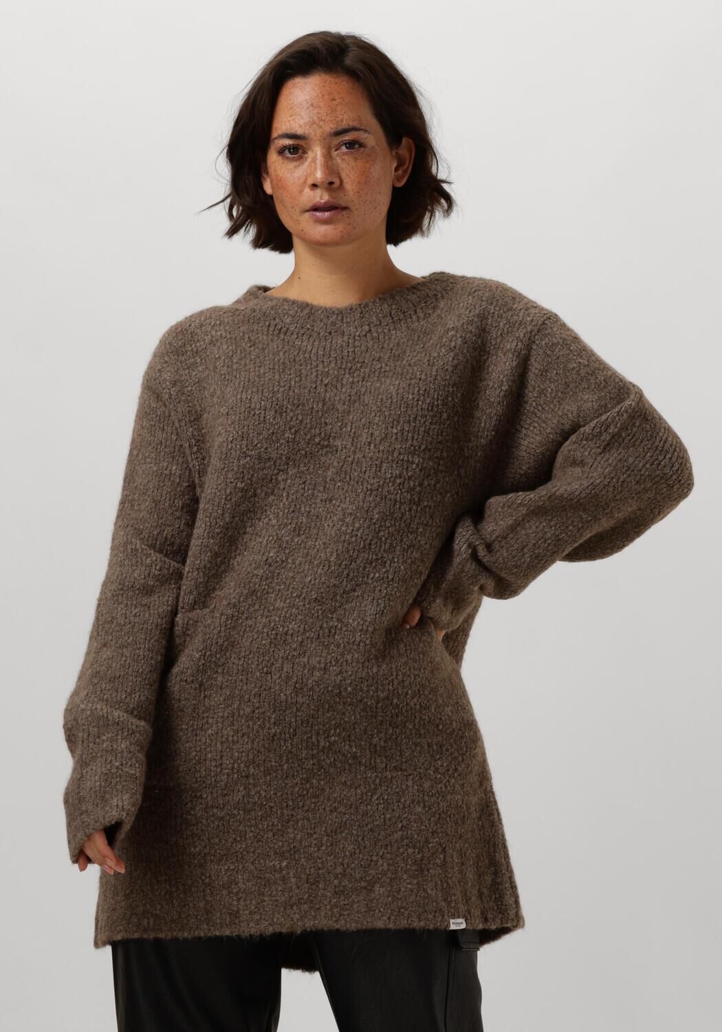 Penn&Ink N.Y Bruine Acryl Trui voor Vrouwen Brown Dames