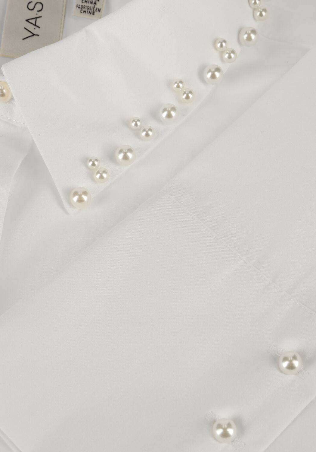 Witte Y.A.S. Blouses YASKIMMEA LS SHIRT - large