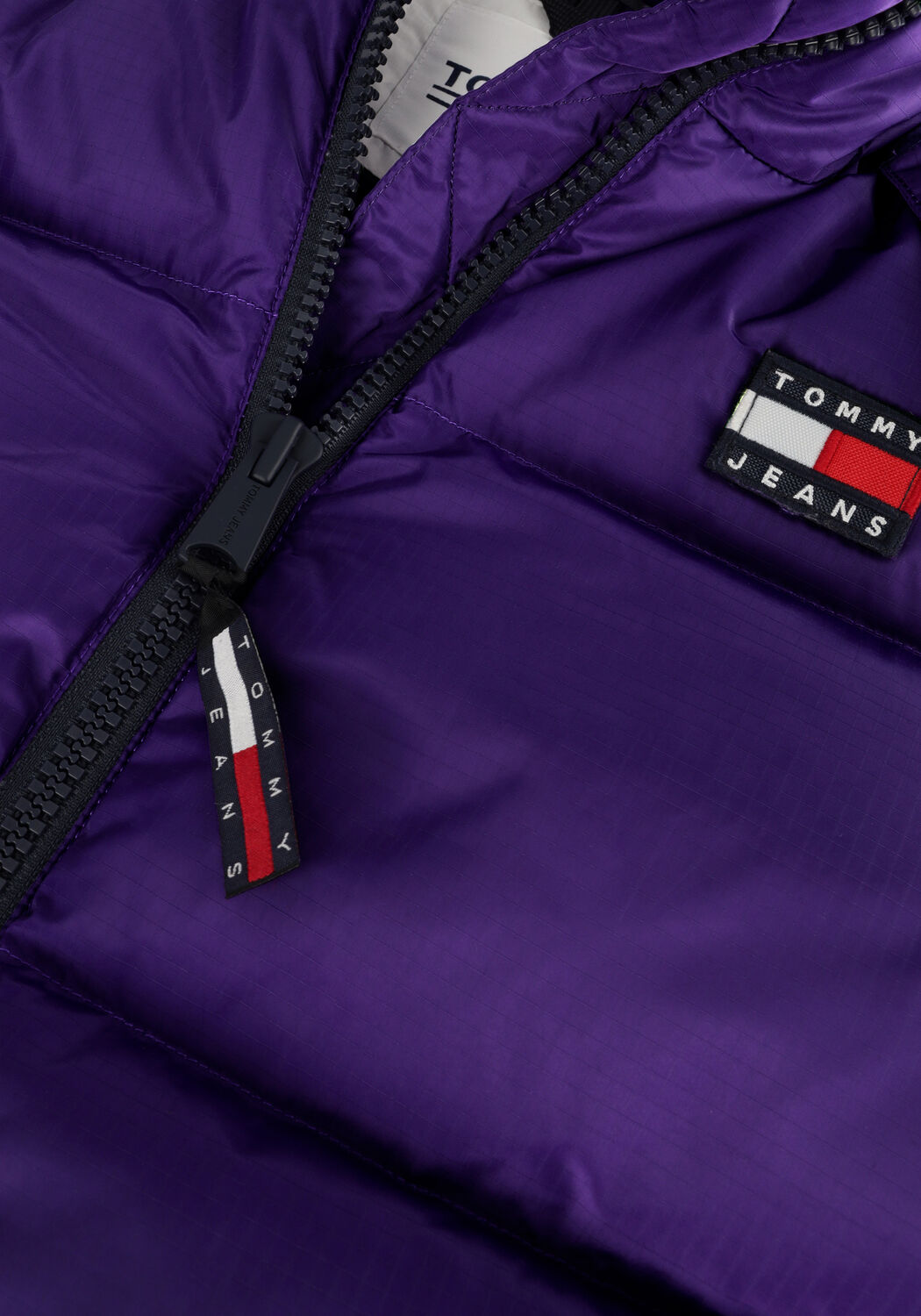 Paarse TOMMY JEANS Gewatteerde jas TJW ALASKA PUFFER - large