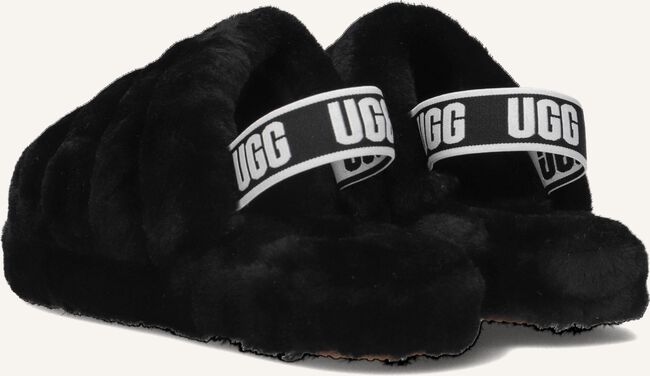 Zwarte UGG Pantoffels FLUFF YEAH SLIDE Zwarte UGG Pantoffels FLUFF YEAH SLIDE - large