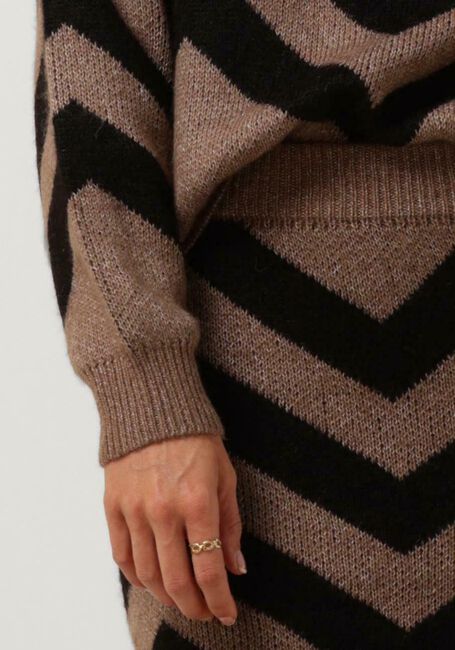 Bruine Y.A.S. Midirok YASKAVALLI HW MIDI KNIT SKIRT S. - large