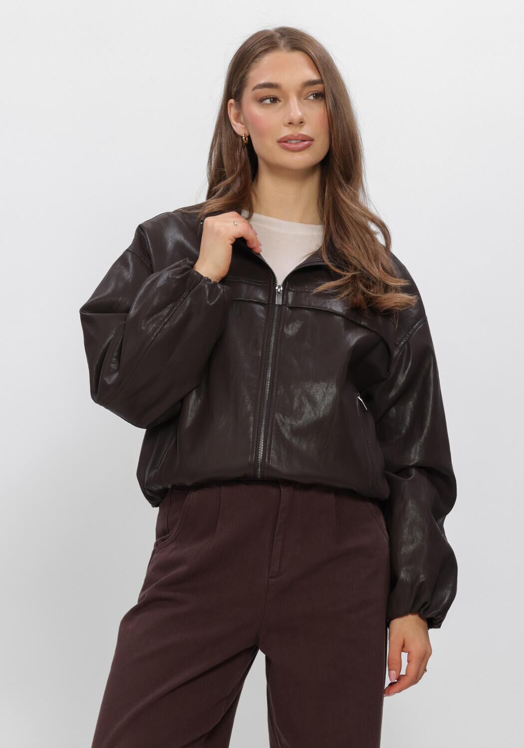 Bruine WITHBLACK Jack WBLAISHA VEGAN JACKET - large