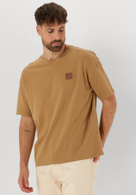 Bruine AMERICAN VINTAGE T-shirt YKOBOW - large