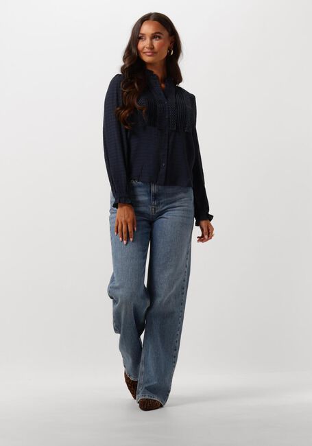 Donkerblauwe LOLLYS LAUNDRY Blouses ARIELLL SHIRTLS - large