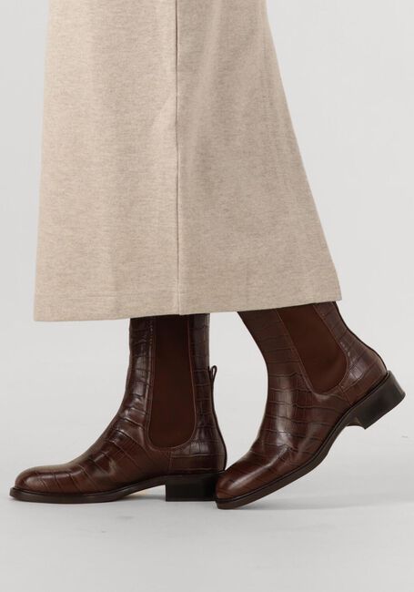 Bruine STEFANO LAURAN Enkellaarsjes PE2046 - large