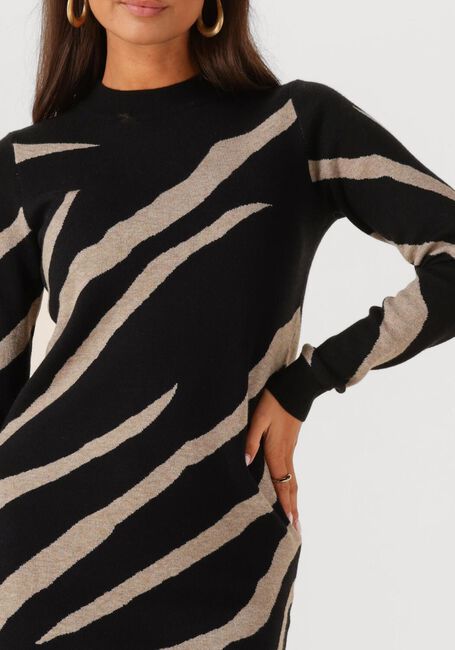 Multi OBJECT Mini jurk OBJRAY L/S KNIT DRESS AOP - large