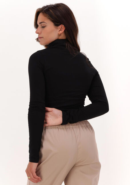 Zwarte CALVIN KLEIN Top STACKED LOGO LS ROLL NECK - large