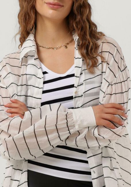 Ecru 10DAYS Blouses OVERSIZED BLOUSE STRIPE - large