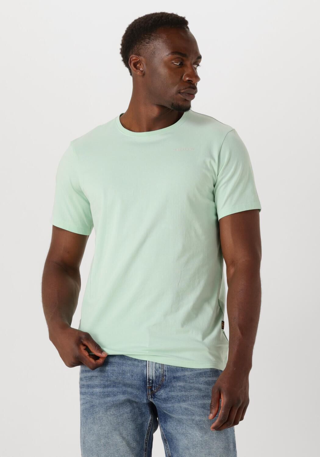 G-STAR RAW Heren Polo's & T-shirts Slim Base R T S s Groen