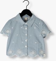 Lichtblauwe INDIAN BLUE JEANS Blouse STRIPE EMBROIDERY SHIRT - medium