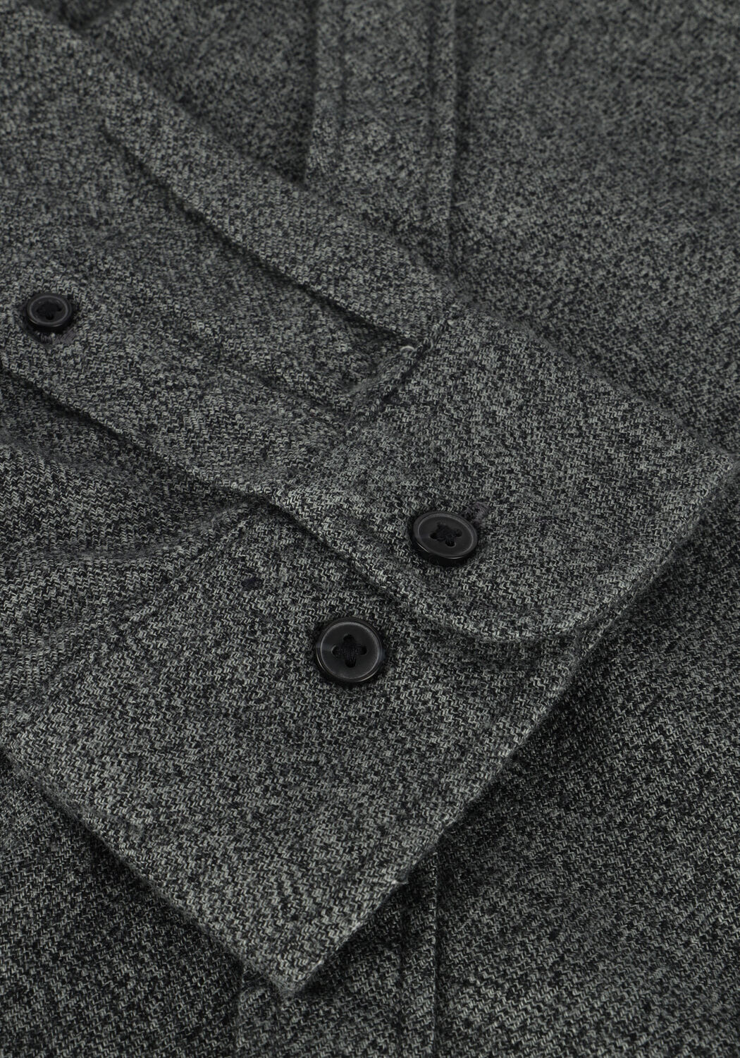 Donkerblauwe SELECTED MEN Casual overhemd SLHREG-OWEN FLANNEL MIX SHIRT - large