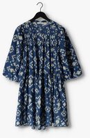 Blauwe BY-BAR Mini jurk BOWIE MADRAS DRESS