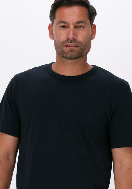 Zwarte SELECTED HOMME T-shirt SLHRELAXLONG-DAVID SS O-NECK TEE G CAMP - large