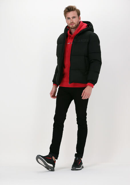 Zwarte TOMMY HILFIGER Gewatteerde jas HIGH LOFT JACKET - large