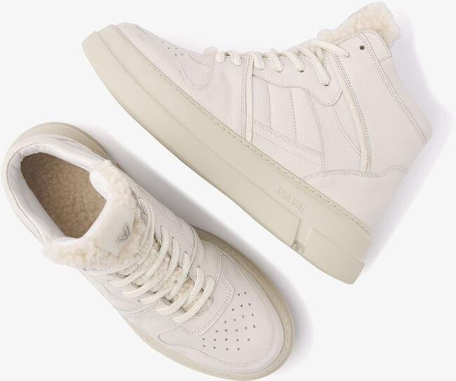 Beige VIA VAI Hoge sneaker BLUE MATT - large