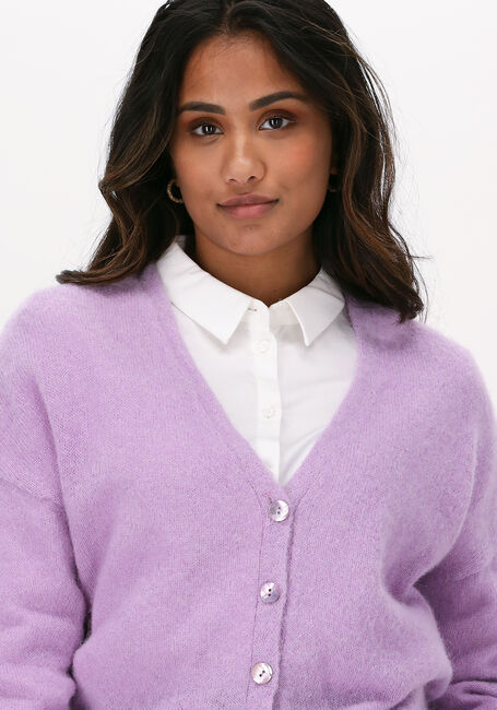 Lila SUMMUM Vest CARDIGAN FEATHER LIGHT ALPACA - large