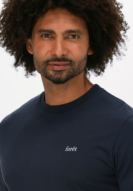 Donkerblauwe FORÉT T-shirt AIR T-SHIRT - large