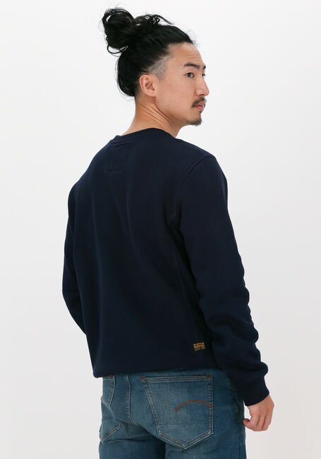 Donkerblauwe G-STAR RAW Sweater C235 - PACIOR SWEAT R - large