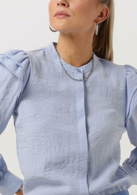 Blauwe OBJECT Blouses OBJSOPHIE L/S SHIRT - large