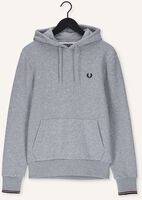 Grijze FRED PERRY Truien/vesten TIPPED HOODED SWEATSHIRT Grijze FRED PERRY Truien/vesten TIPPED HOODED SWEATSHIRT - medium