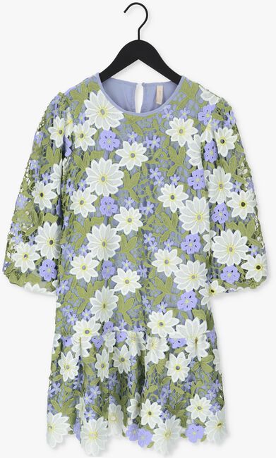 Lichtblauwe Y.A.S. Mini jurk YASSUN 3/4 SHORT DRESS - large