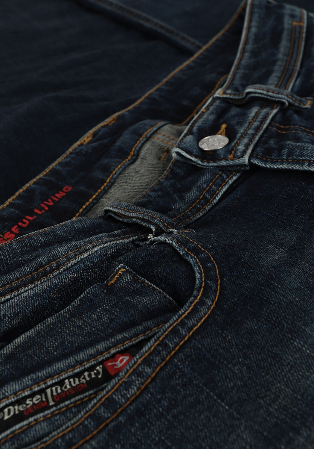 Donkerblauwe DIESEL Skinny jeans 1979 SLEENKER - large