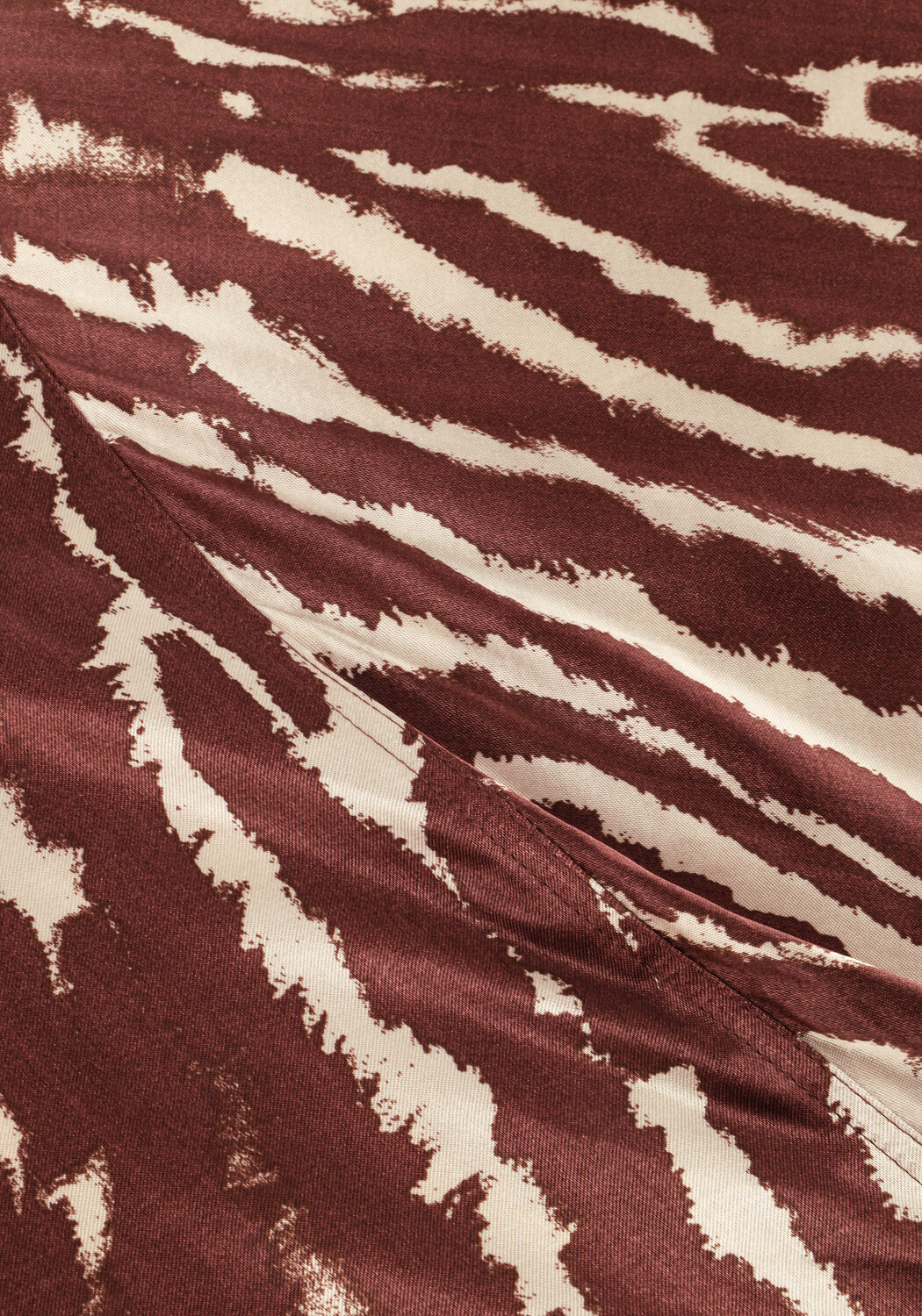 Bruine ROUGE EDIT Midirok ROUSHIANA HW PRINTED MIDI SKIRT - large