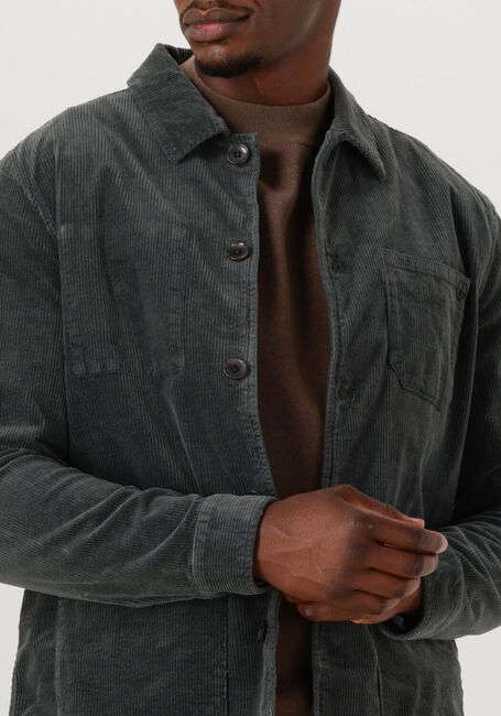 Donkergrijze DSTREZZED Overshirt CAMERON CHORE JACKET - large
