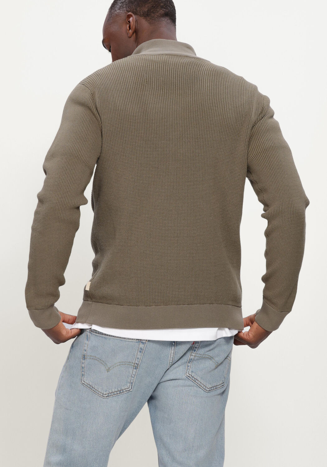 Khaki MACED Trui M-ANTHONY - large