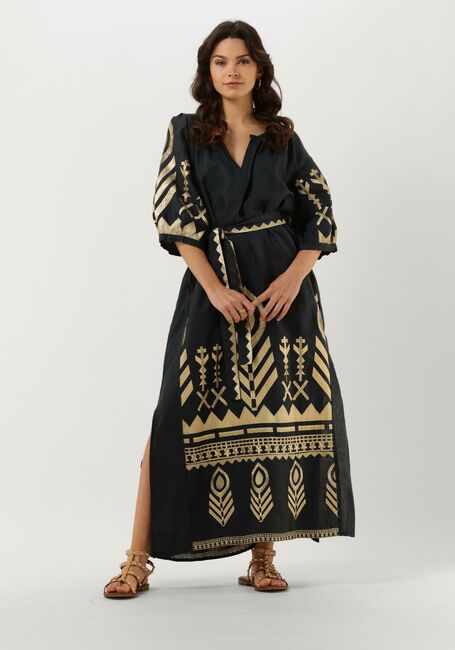 Zwarte GREEK ARCHAIC KORI Midi jurk 230539 - large