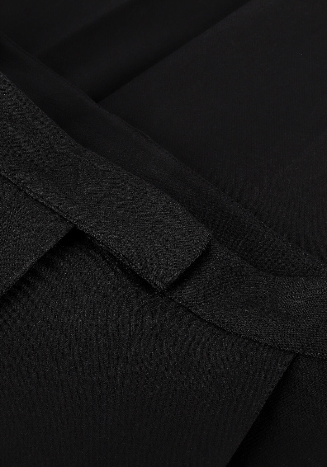 Zwarte ANOTHER LABEL Wijde broek MOORE PLEATED PANTS - large