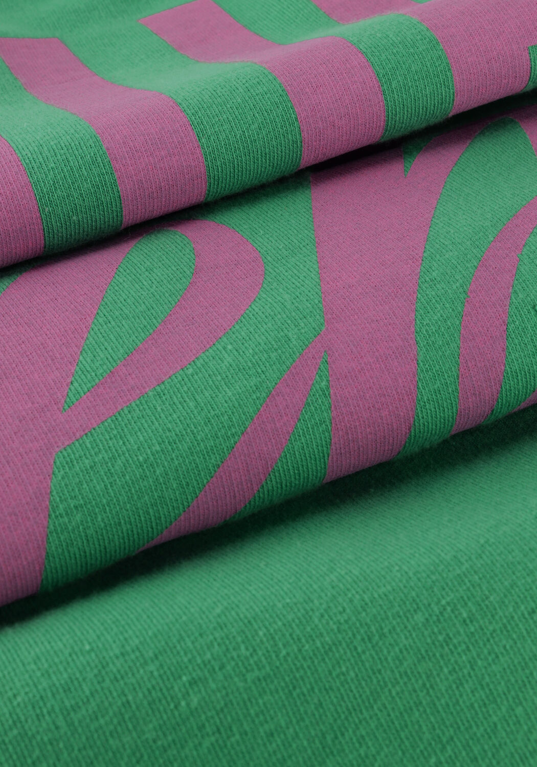 Groene COLOURFUL REBEL Sweater CR BACK LOGO WASH DROPPED SHOULDER SWEAT - large