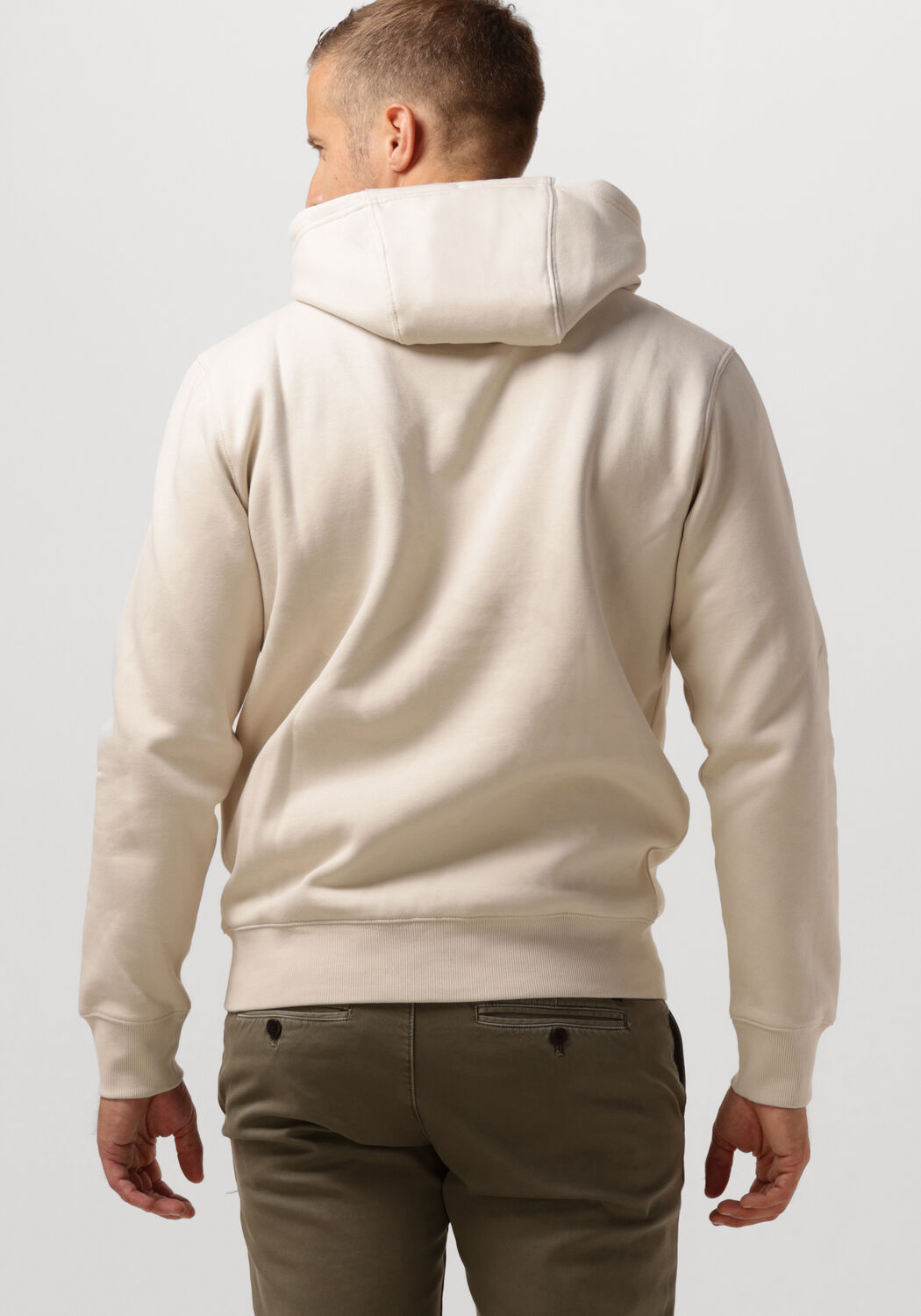 Beige fleece hoodie outlet