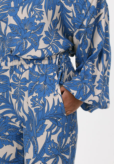 Blauwe BY-BAR Wijde broek MOBY JUNGLE PANT - large