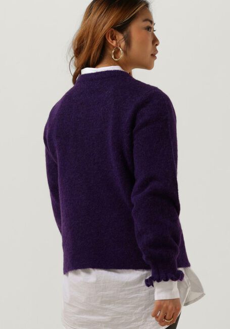 Paarse SELECTED FEMME Trui SIA JUMA LS KNIT - large