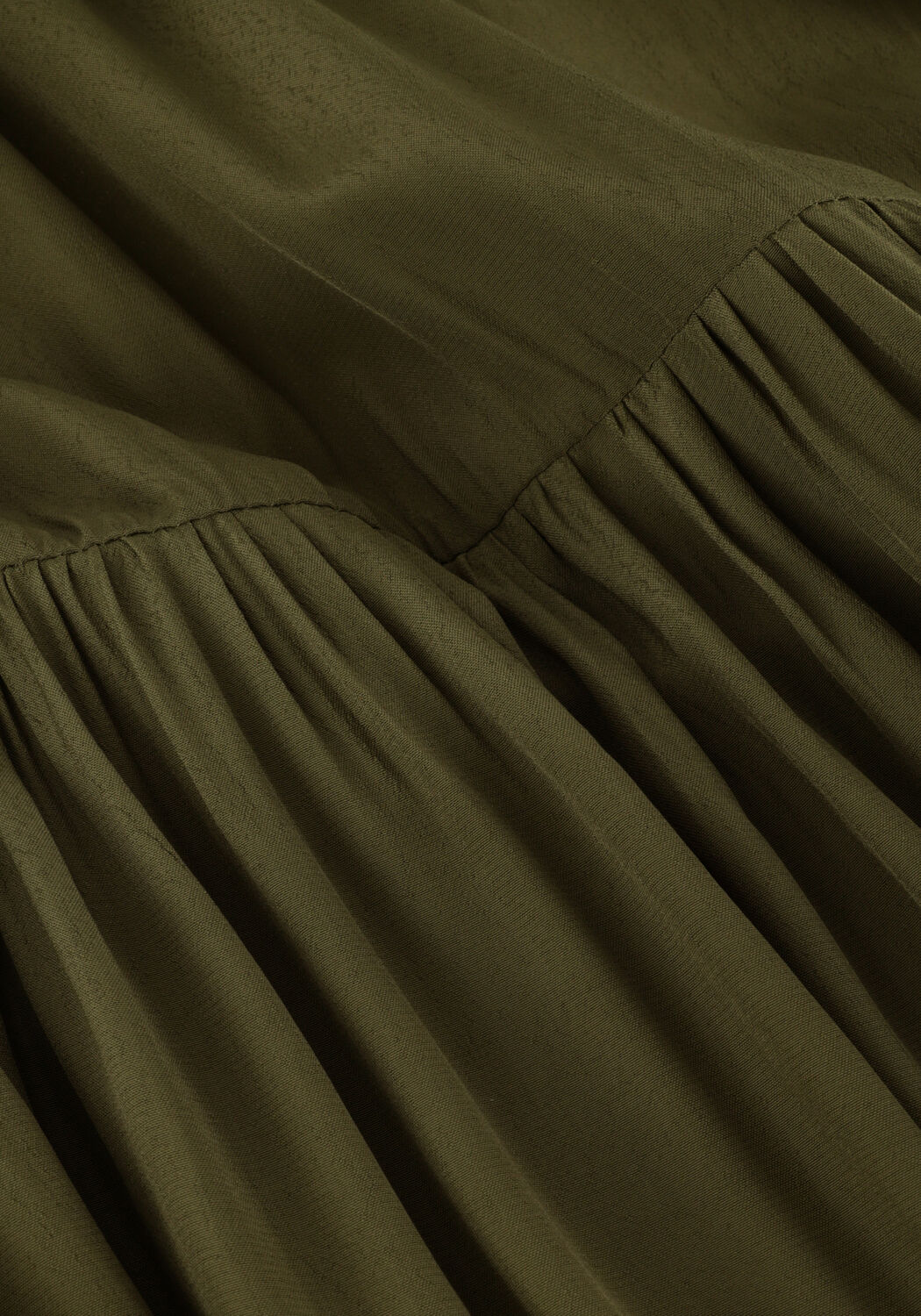 Groene SCOTCH & SODA Mini jurk SHORT DRESS WITH RUFFLE SLEEVE DETAIL - large