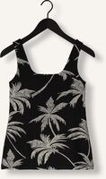Zwarte JANSEN AMSTERDAM Top VP363 JERSEY PRINTED SLEEVELES SINGLET WITH SQUARE NECKLINE Zwarte JANSEN AMSTERDAM Top VP363 JERSEY PRINTED SLEEVELES SINGLET WITH SQUARE NECKLINE - medium